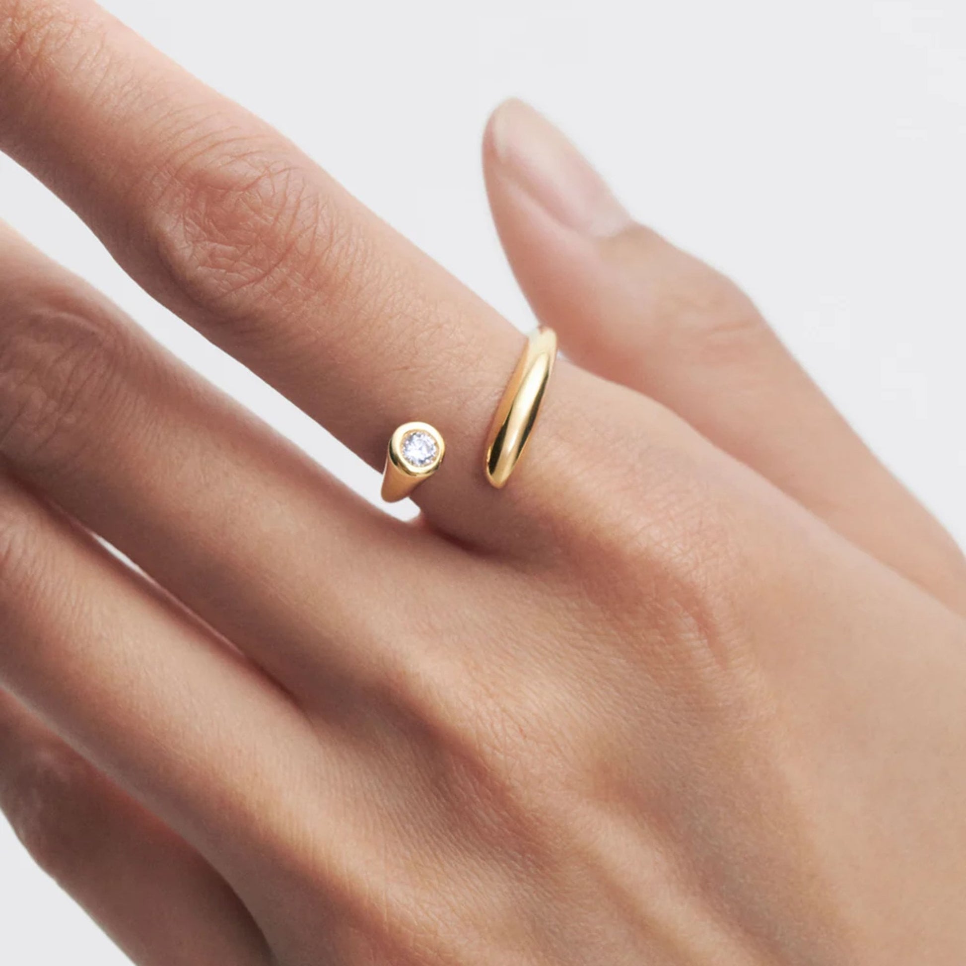 PDPAOLA 18ct Gold Plated sterling Silver 'Caramelle' Ring