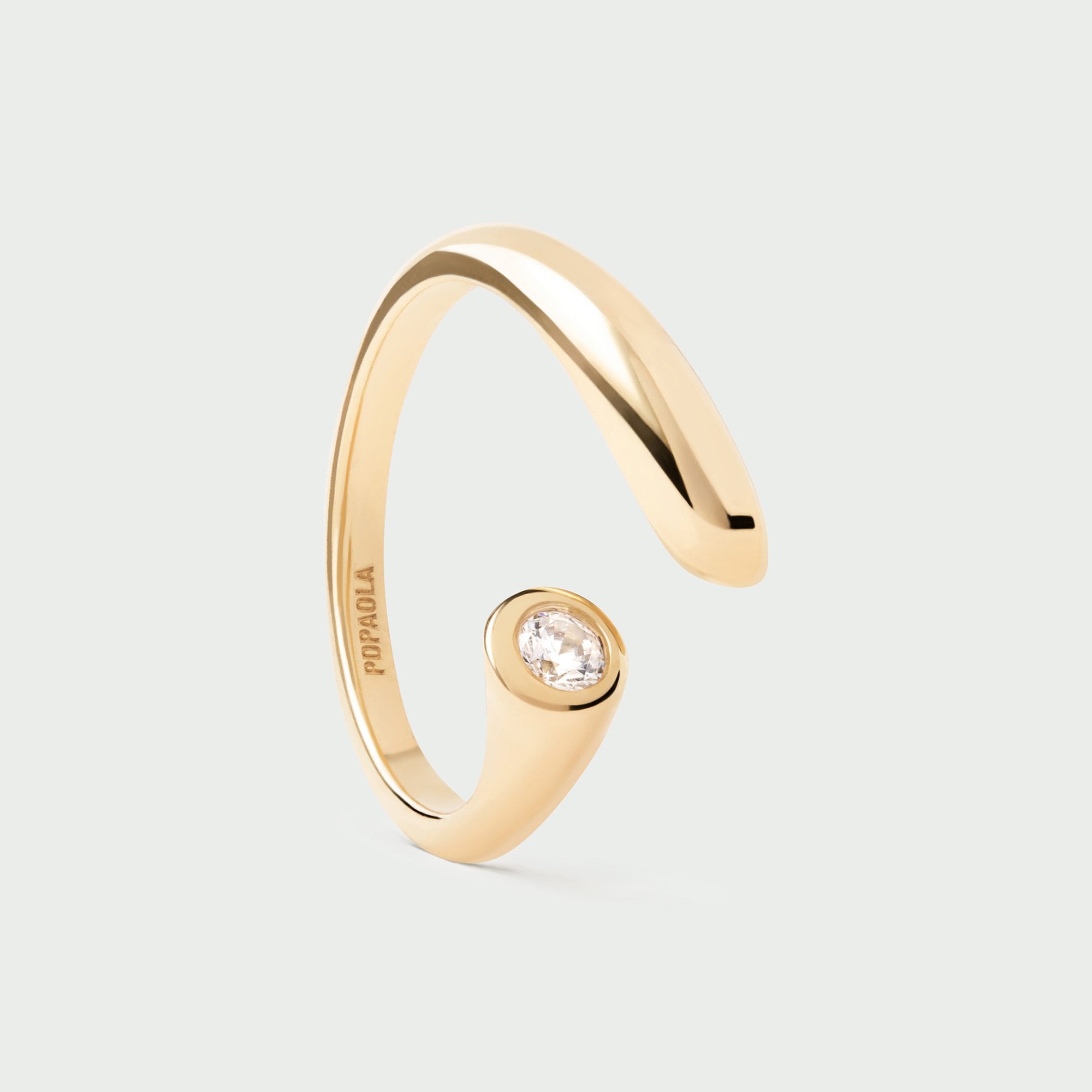 PDPAOLA 18ct Gold Plated sterling Silver 'Caramelle' Ring