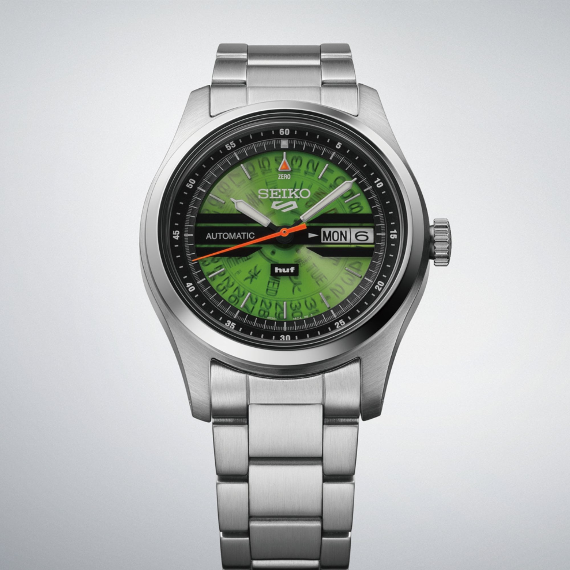 Seiko 5 Sports x ‘HUF' Limited Edition Green Watch