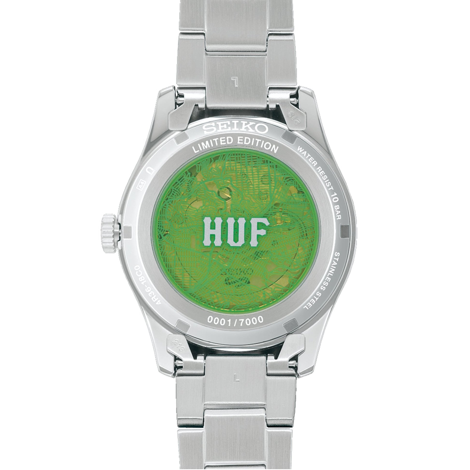 Seiko 5 Sports x ‘HUF' Limited Edition Green Watch