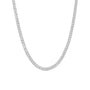 18" Sterling Silver Rounded Curb Chain (2.1mm Gauge)