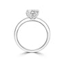 18ct White Gold 1.80ct Asscher Diamond Solitaire Ring