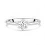 18ct White Gold Engagement Ring 0.67ct RBC GIA Certificated Diamond