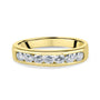 18ct Yellow Gold Circa 0.75ct Seven Stone Round Diamond Band Ring