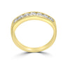 18ct Yellow Gold Circa 0.75ct Seven Stone Round Diamond Band Ring