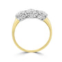 18ct Yellow Gold Circa 1.75ct Total Three Stone Diamond Pre-owned Ring