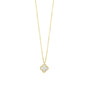 18ct Yellow Gold Mother Of Pearl Clover Pendant