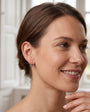 18ct Gold Circa 3 Carat Sapphire and Diamond Drop Pre-Owned Earrings
