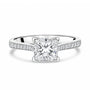 18ct White Gold 1.28ct GIA Princess Cut Diamond Engagement Ring