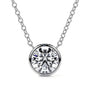 18ct White Gold 1ct Round Brilliant Lab Grown Diamond 'Victoria' Necklace