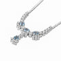 18ct White Gold Aquamarine and Diamond Pre-Owned Necklace