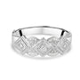 18ct White Gold Art Deco Style Diamond Pre-Owned Bangle