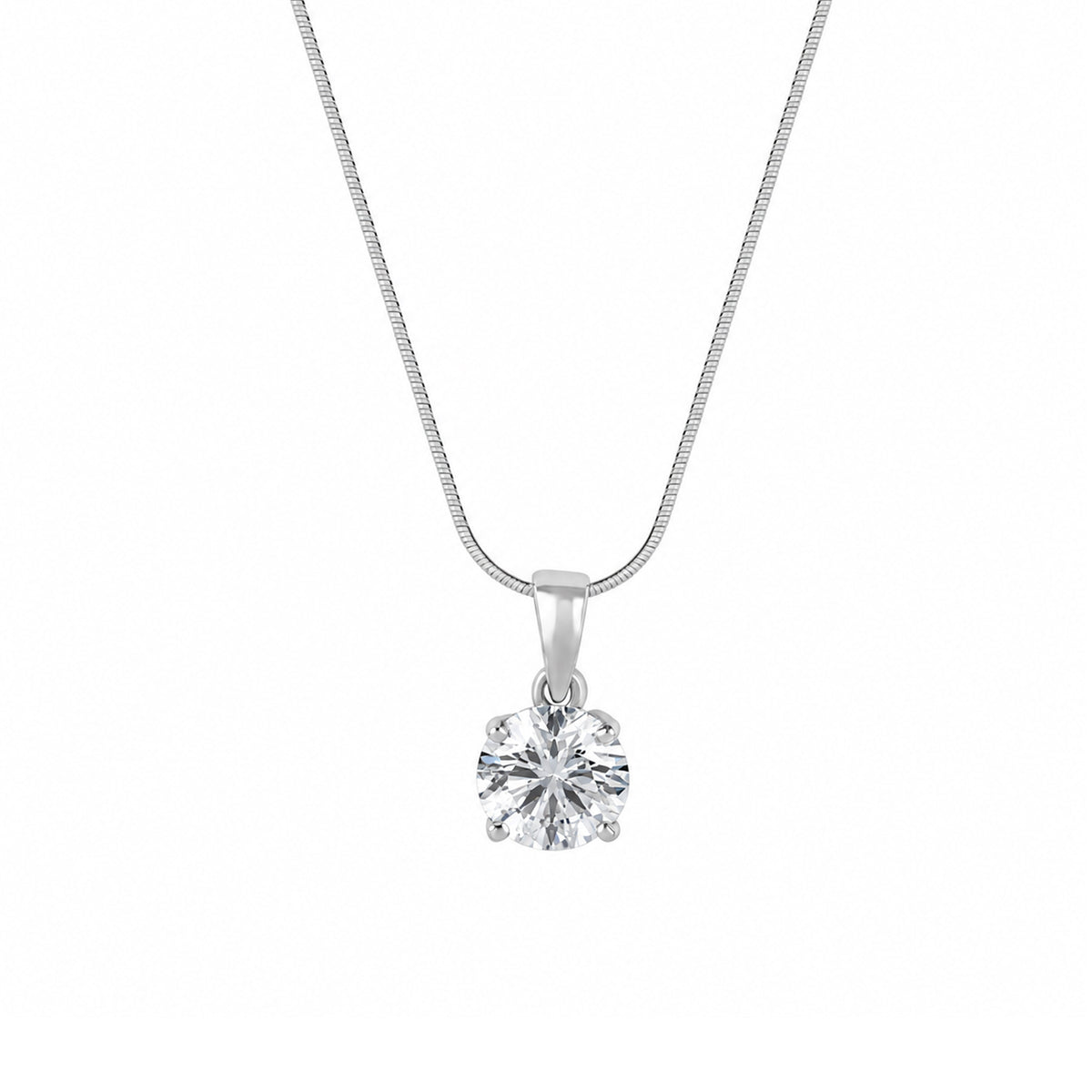 18ct White Gold Diamond Pre-Owned Necklace