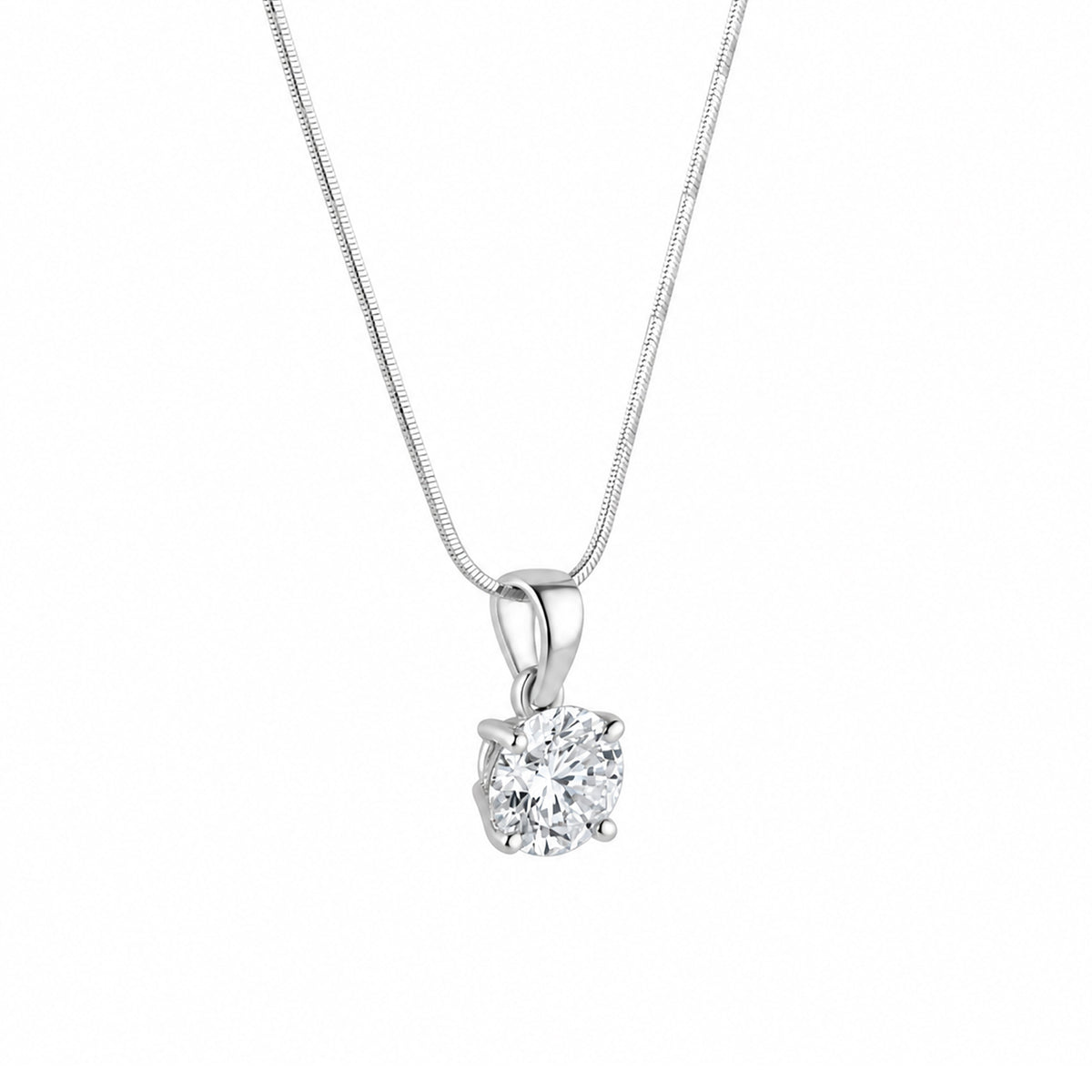 18ct White Gold Diamond Pre-Owned Necklace