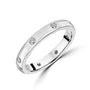 18ct White Gold Eight Diamond Pre-Owned Band Ring