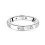 18ct White Gold Eight Diamond Pre-Owned Band Ring
