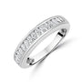 18ct White Gold Oval Diamond Eternity Style Pre-Owned Ring
