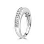 18ct White Gold Oval Diamond Eternity Style Pre-Owned Ring