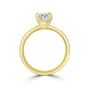18ct Yellow Gold 1.58ct Oval Lab Grown Diamond Talon Claw Soliatire 'Rosa' Ring