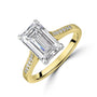 18ct Yellow Gold 3.01ct Emerald Lab Grown Diamond 'Bella' Engagement Ring