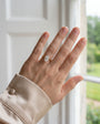 18ct Yellow Gold Oval Natural Diamond Four Claw Solitaire Engagement Ring