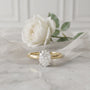 18ct Yellow Gold & Platinum 1.02ct Oval Diamond Solitaire Ring