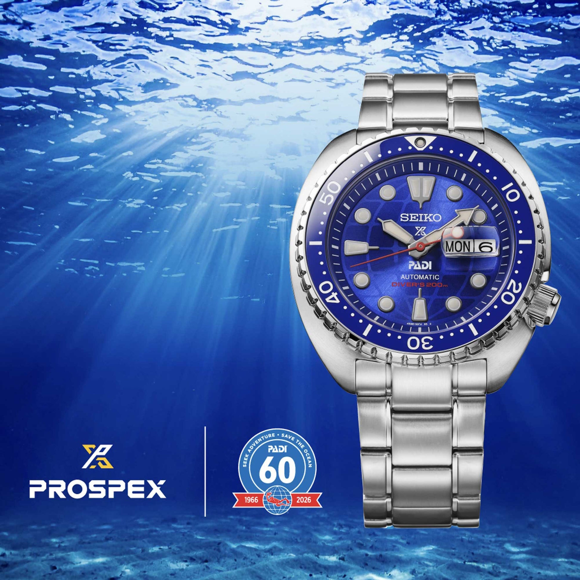 Seiko Prospex PADI 60th Anniversary Limited Edition Watch in King Turtle