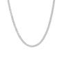 20" Sterling Silver Rounded Curb Chain (2.1mm Gauge)
