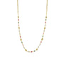 24ct Yellow Gold Plated Mixed Stone Necklace