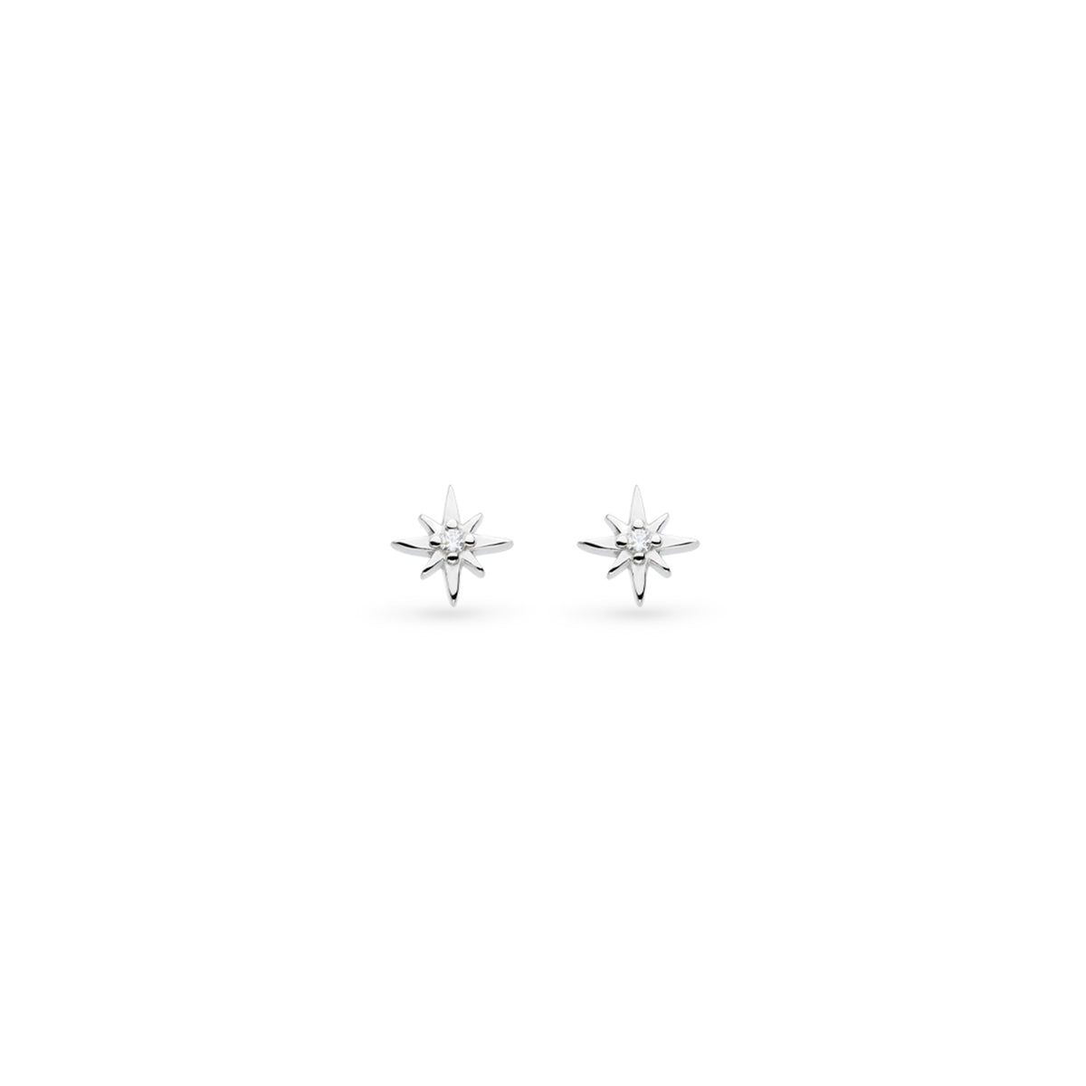Kit Heath Sterling Silver 'Céleste North Star' Stud Earrings