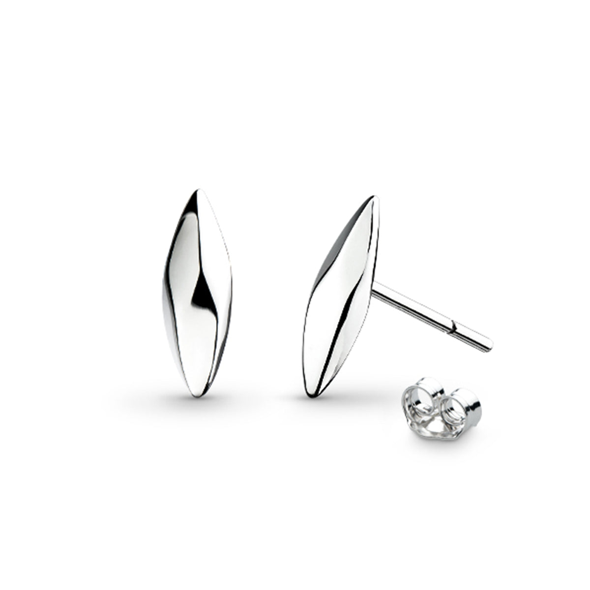 Kit Heath Sterling Silver 'Glint' Stud Earrings