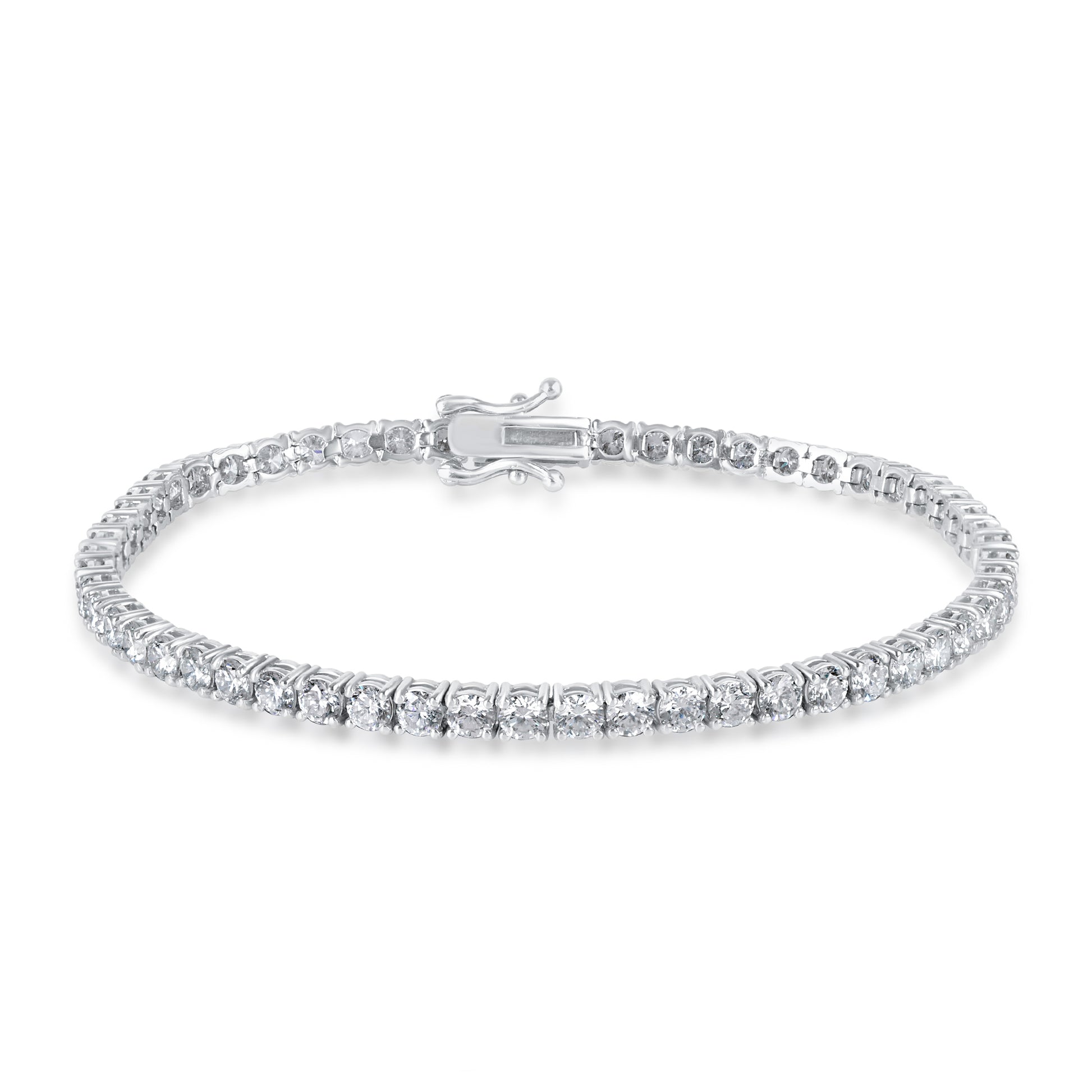 6.00ct Lab Grown Diamond Platinum Tennis Bracelet