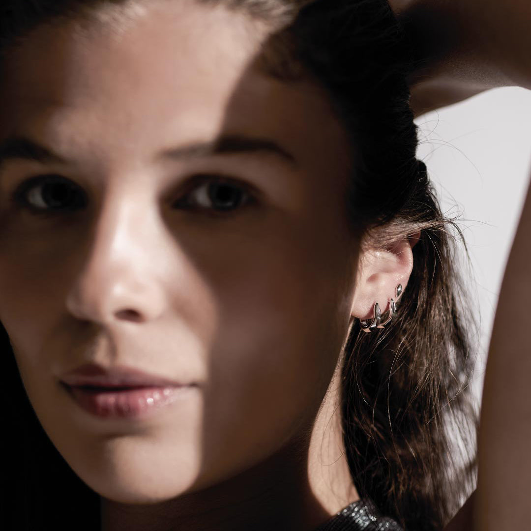 Kit Heath Glint Geo Hoop Earrings