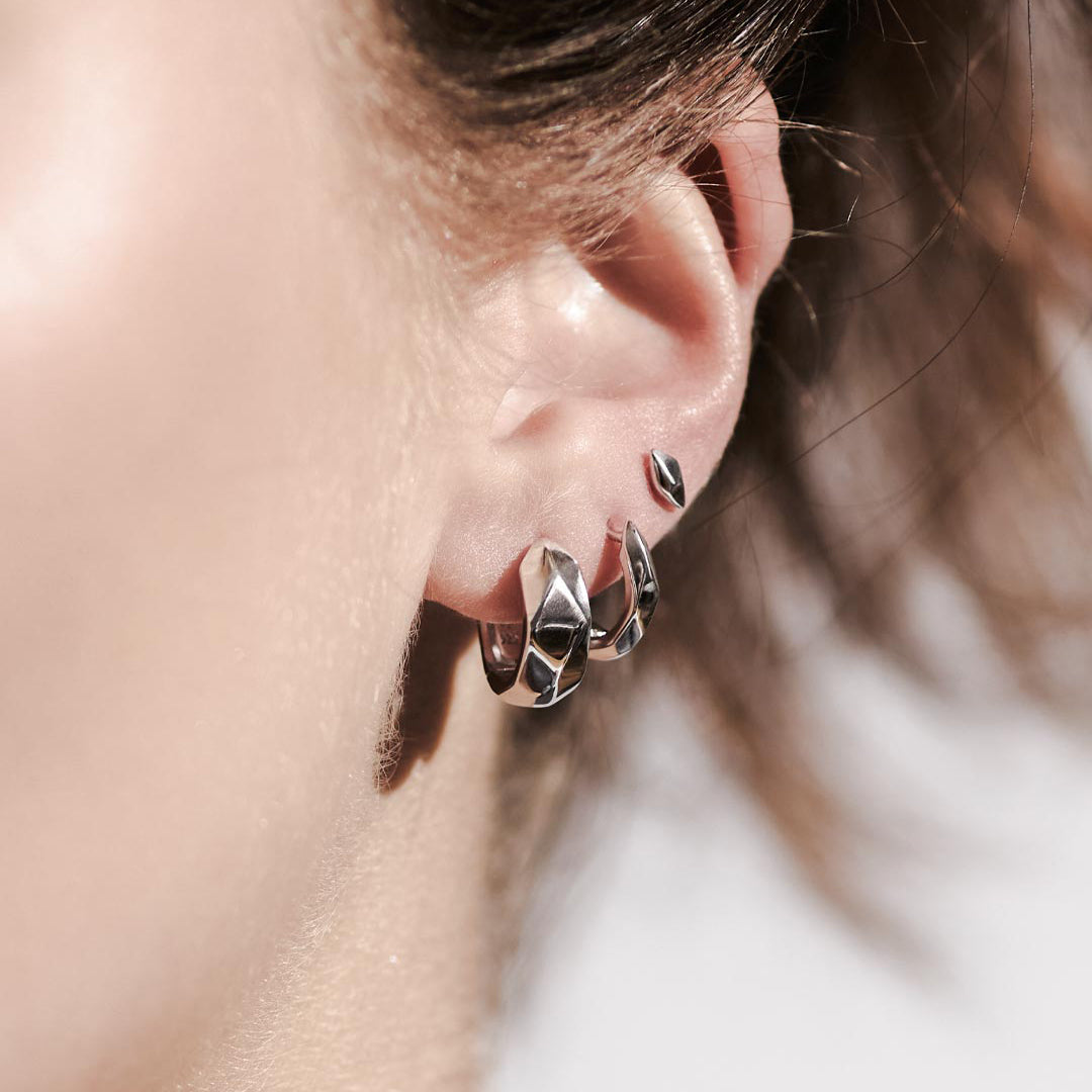 Kit Heath Glint Geo Hoop Earrings