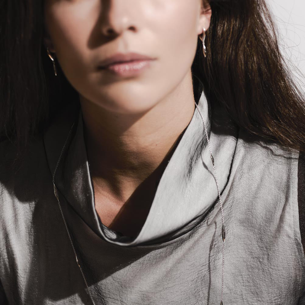 Kit Heath Glint Hoop Drop Earrings