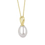 9ct Yellow Gold Cultured Freshwater Pearl Necklace