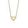 9ct Yellow Gold Heart Slider Necklace