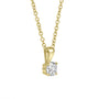 9ct Yellow Gold Single Diamond 0.40ct 18" Necklace