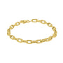 9ct Gold Fancy Octagonal Link Bracelet