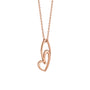 9ct Rose Gold Avanti Heart Necklace