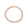 9ct Rose Gold Curb Pre-Owned Bracelet 9" Long
