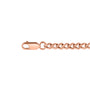 9ct Rose Gold Curb Pre-Owned Bracelet 9" Long
