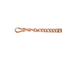 9ct Rose Gold Graduated Curb Pre-Owned Bracelet