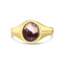 9ct Yellow Blue John Pre-Owned Signet Ring