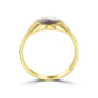 9ct Yellow Blue John Pre-Owned Signet Ring