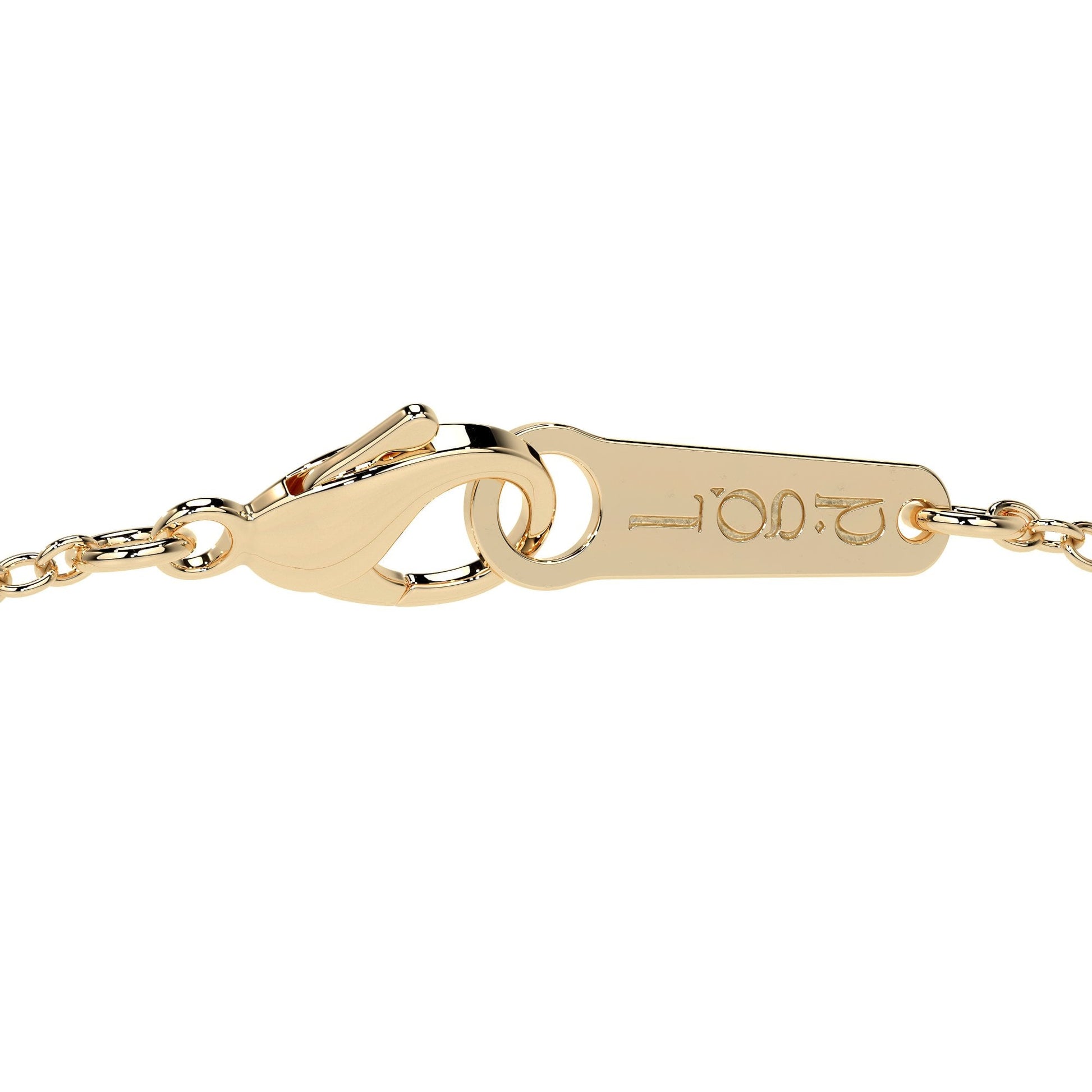 9ct Yellow Gold 1.00ct Oval Lab Grown Diamond 'Rosa' Pendant