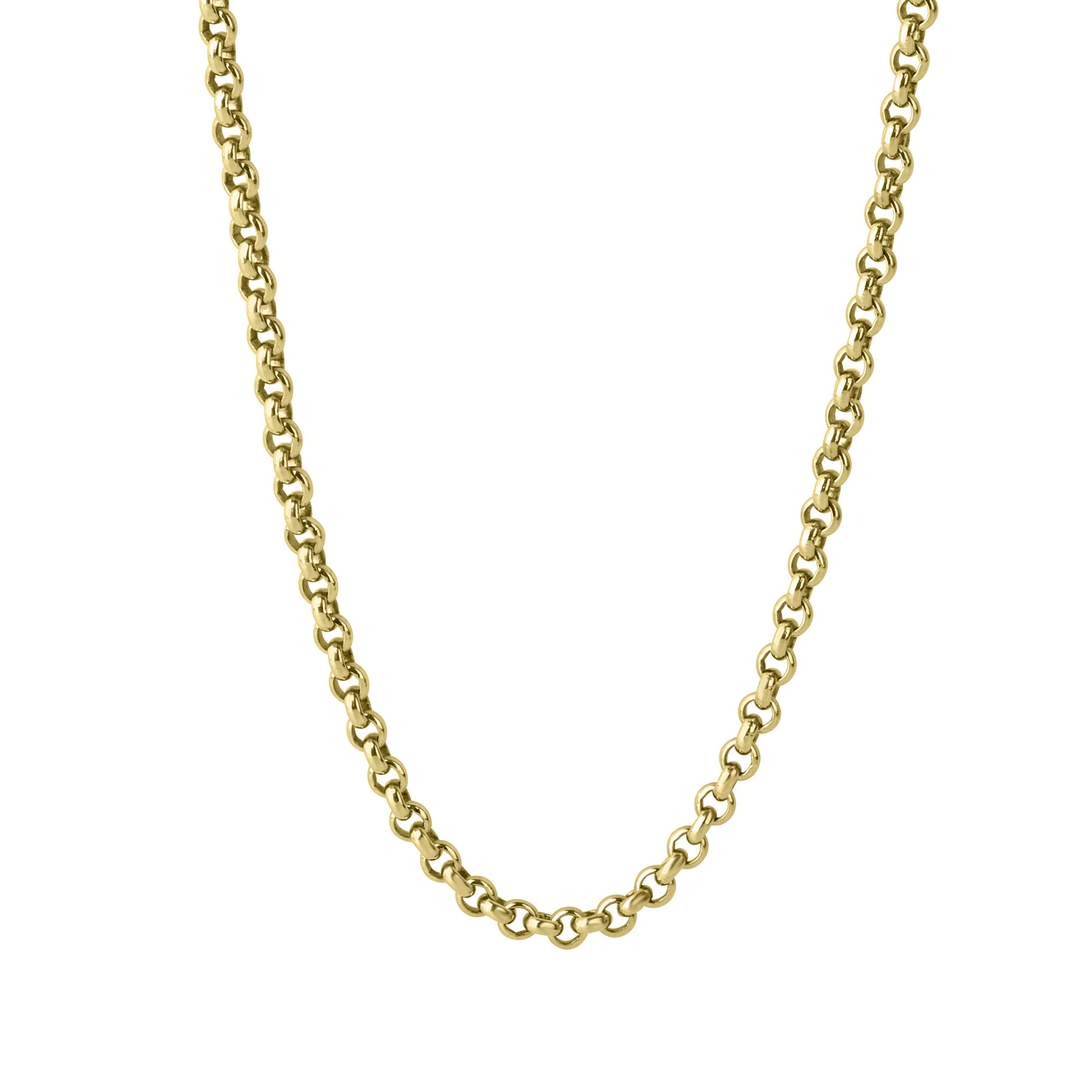 9ct Yellow Gold 18 Inch Belcher Link Pre-owned Chain