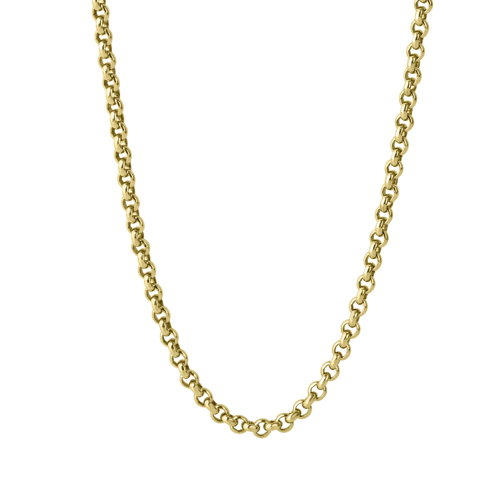 9ct Yellow Gold 18 Inch Belcher Link Pre-owned Chain