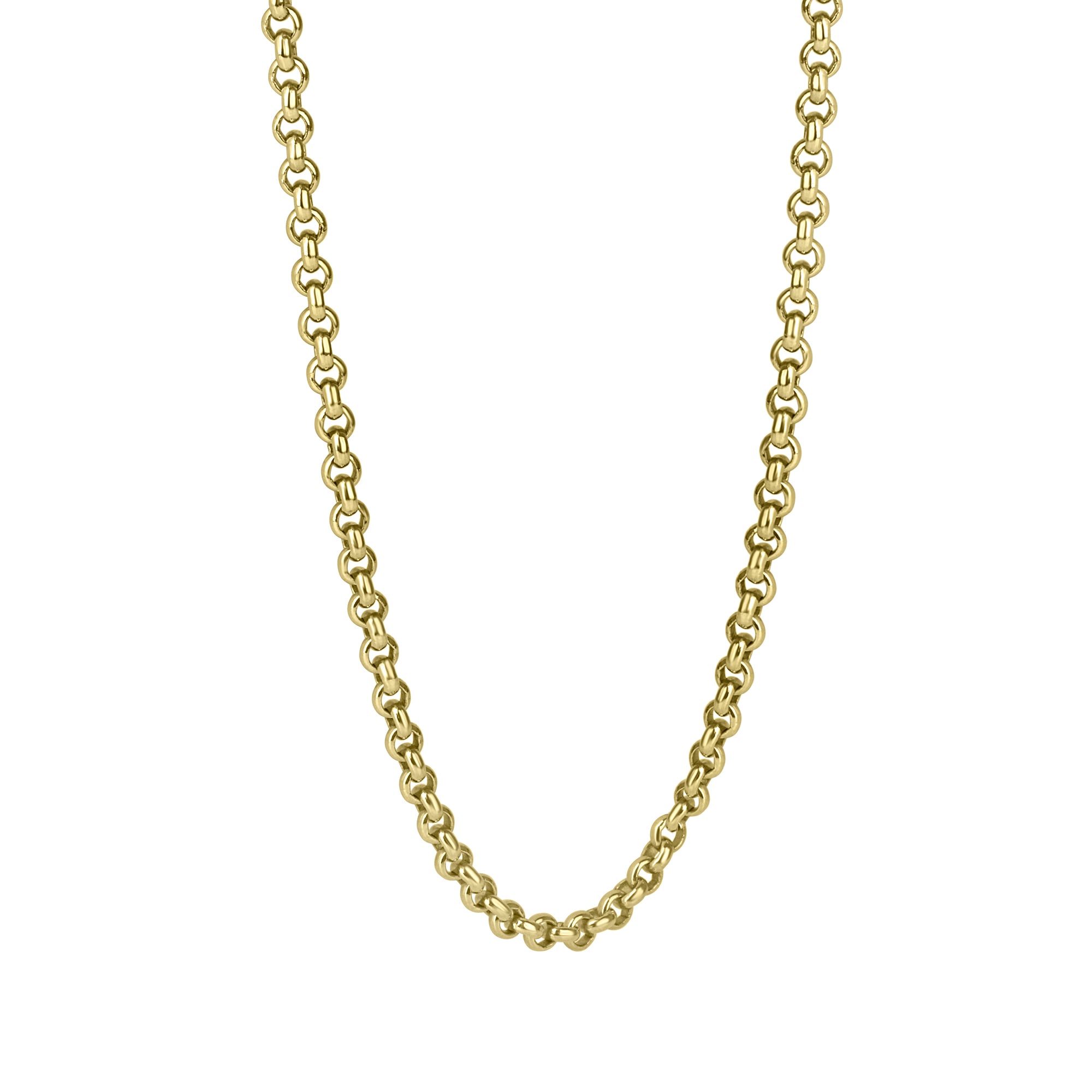 9ct Yellow Gold 18 Inch Belcher Link Pre-owned Chain