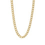 9ct Yellow Gold 20" Open Flat Curb Link Chain